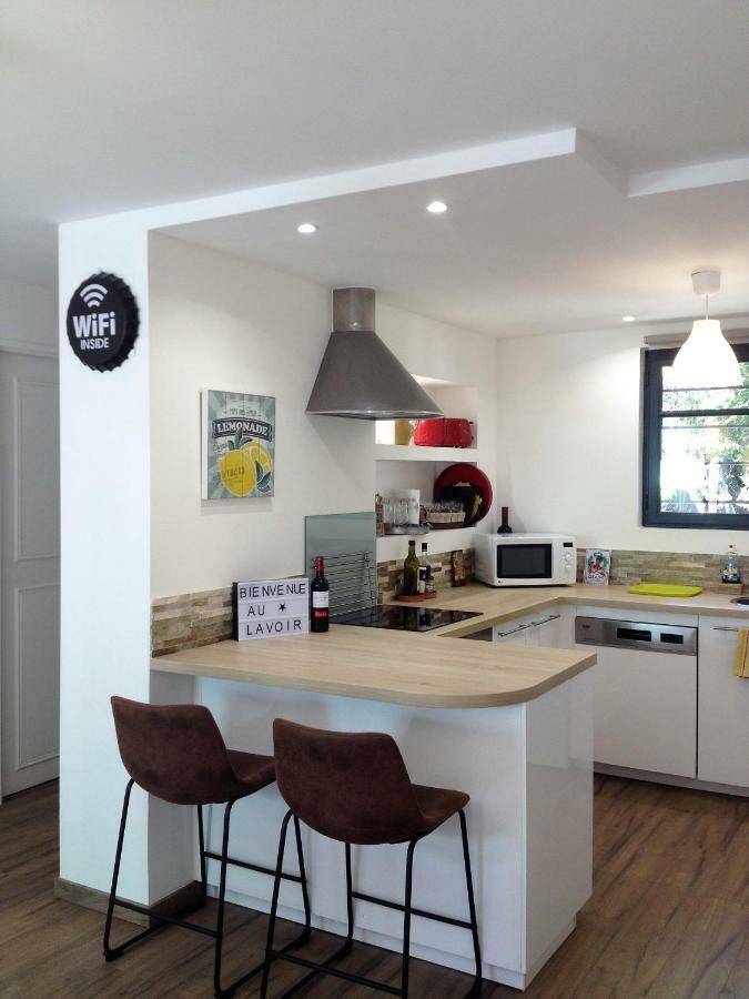 Au Vieux Lavoir Avec Parking Prive, Jardin , Climatisation, A 500 M De La Cite Καρκασόν Εξωτερικό φωτογραφία